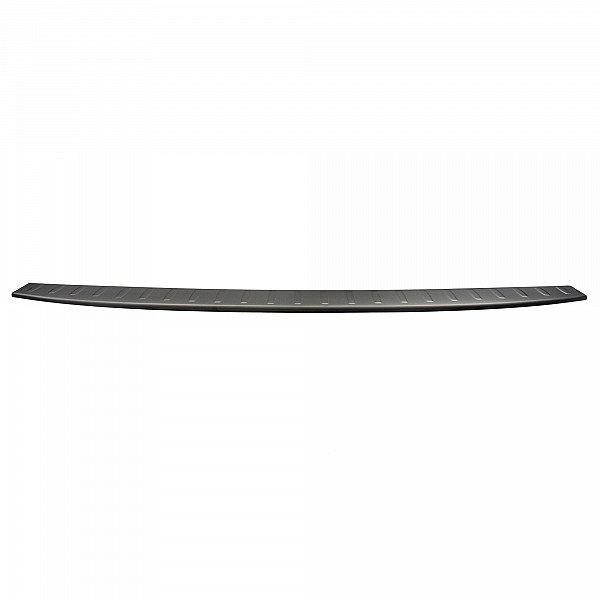 Stainless Steel Rear Bumper Protector Compatible With Hyundai Tucson 07.2015-07.2018 Rearguard, Tailored Fit Bumper Guard,  Loading Edge Protector- Colour Dark Grey Brushed Stainless Steel