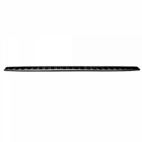 Stainless Steel Rear Bumper Protector Compatible With Hyundai Tucson 07.2015-07.2018 Rearguard, Tailored Fit Bumper Guard,  Loading Edge Protector- Colour Black Mirror Stainless Steel (Black Chrome)
