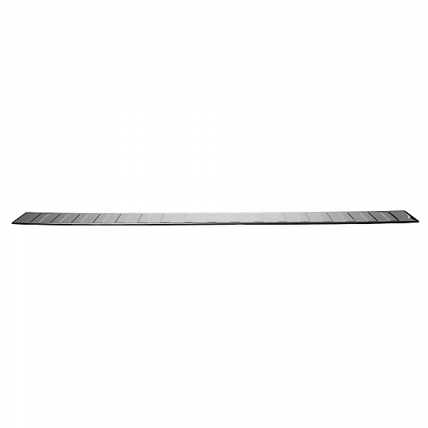 Stainless Steel Rear Bumper Protector Compatible With Volkswagen Touran (2. Generation Typ 5T) 09.2015-> Rearguard, Tailored Fit Bumper Guard,  Loading Edge Protector- Colour Polished Stainless Steel (Chrome)