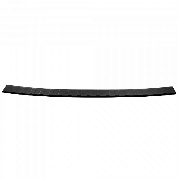 Stainless Steel Rear Bumper Protector Compatible With Volkswagen Touran (2. Generation Typ 5T) 09.2015-> Rearguard, Tailored Fit Bumper Guard,  Loading Edge Protector- Colour Matte Black Powdercoated Stainless Steel