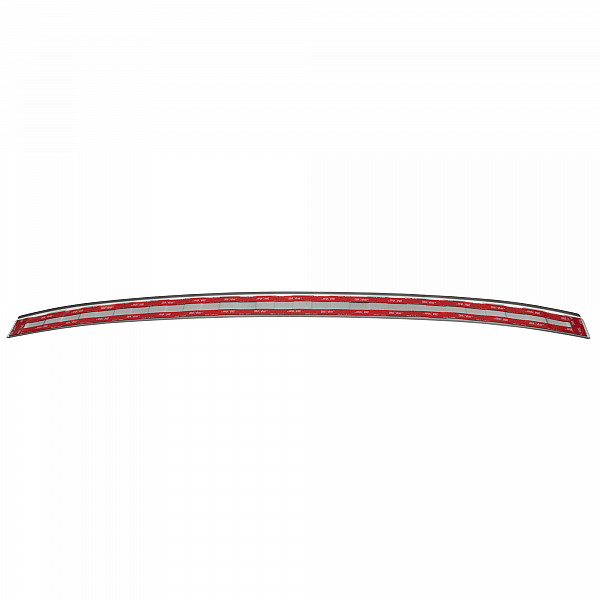 Stainless Steel Rear Bumper Protector Compatible With Volkswagen ID.3 09.2020-> Rearguard, Tailored Fit Bumper Guard,  Loading Edge Protector- Colour Brushed Stainless Steel