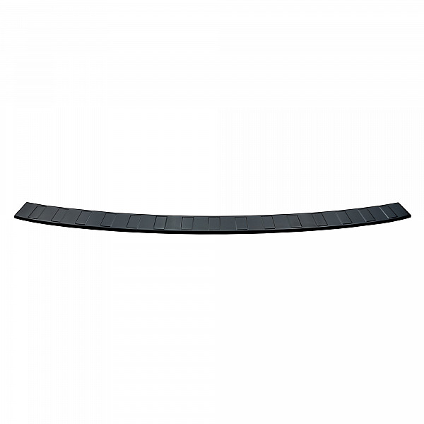 Stainless Steel Rear Bumper Protector Compatible With Volkswagen Tiguan 04.2016-11.2023 Rearguard, Tailored Fit Bumper Guard,  Loading Edge Protector- Colour Black Mirror Stainless Steel (Black Chrome)