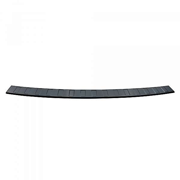 Stainless Steel Rear Bumper Protector Compatible With Mercedes Benz GLC (also for AMG) 09.2015-04.2019 Rearguard, Tailored Fit Bumper Guard,  Loading Edge Protector- Colour Black Mirror Stainless Steel (Black Chrome)