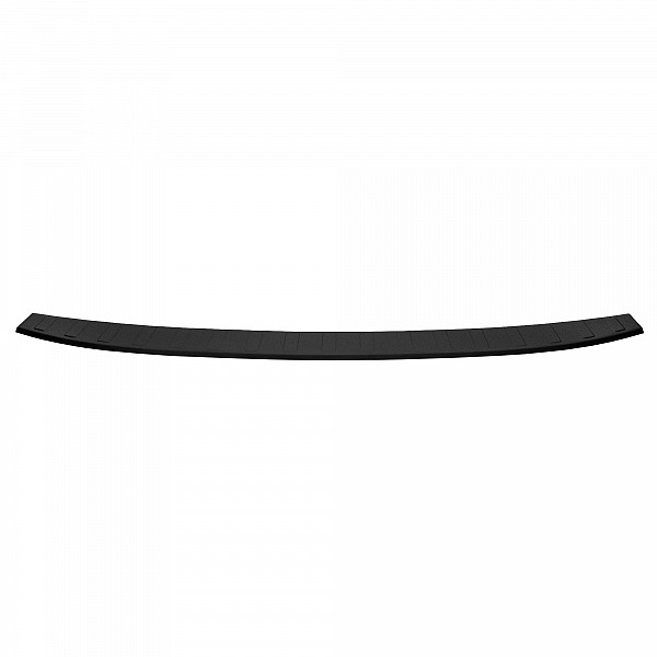 Stainless Steel Rear Bumper Protector Compatible With Volvo V90 09.2016-> Rearguard, Tailored Fit Bumper Guard,  Loading Edge Protector- Colour Matte Black Powdercoated Stainless Steel