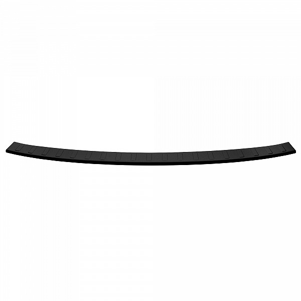 Stainless Steel Rear Bumper Protector Compatible With Jaguar F-Pace 01.2016-> Rearguard, Tailored Fit Bumper Guard,  Loading Edge Protector- Colour Matte Black Powdercoated Stainless Steel