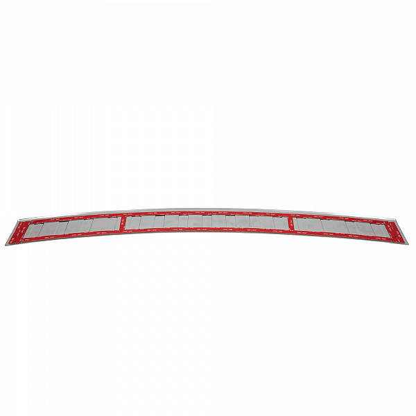 Stainless Steel Rear Bumper Protector Compatible With Opel Insignia B Sports Tourer & Country Tourer 04.2017-12.2022 Rearguard, Tailored Fit Bumper Guard,  Loading Edge Protector- Colour Brushed Stainless Steel