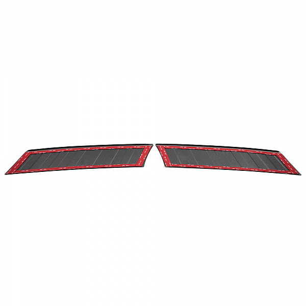 Stainless Steel Rear Bumper Protector Compatible With Opel Mokka II 01.2021-> Rearguard, Tailored Fit Bumper Guard,  Loading Edge Protector- Colour Dark Grey Brushed Stainless Steel