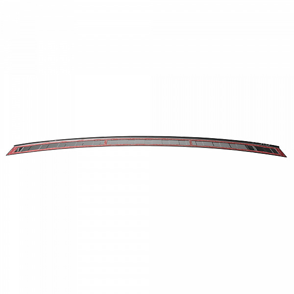 Stainless Steel Rear Bumper Protector Compatible With Volkswagen Tiguan Allspace 04.2016-08.2024 Rearguard, Tailored Fit Bumper Guard,  Loading Edge Protector- Colour Polished Stainless Steel (Chrome)