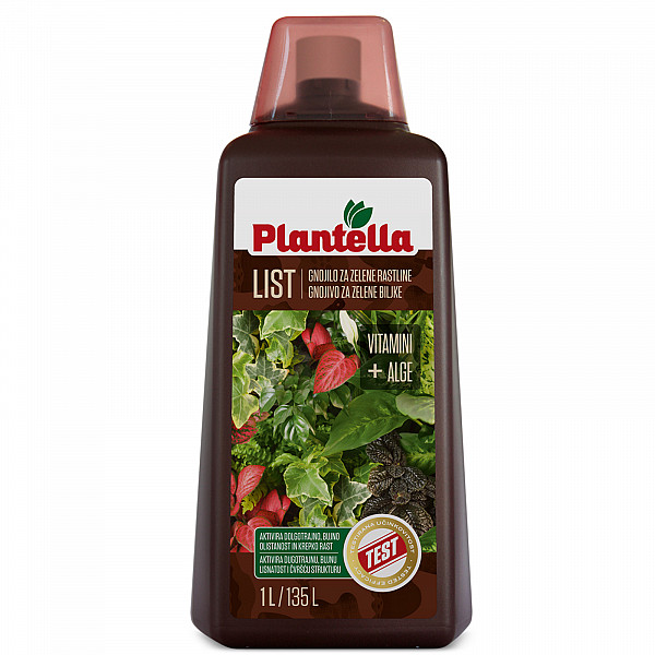 Green Plant Fertilizer PLANTELLA LAUB 1 Liter – Liquid Fertilizer for Strong Leaves, Vital Roots & Healthy Indoor Plants – Suitable for Indoor, Balcony & Garden Plants