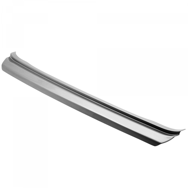 Zaštitna letva stražnjeg branika pogodno za Alfa Romeo Mito 09.2008-08.2018  precizno pristajanje s dubokim zaštitnim rubom, ABS plastika- posebna boja izgled brušeni aluminij