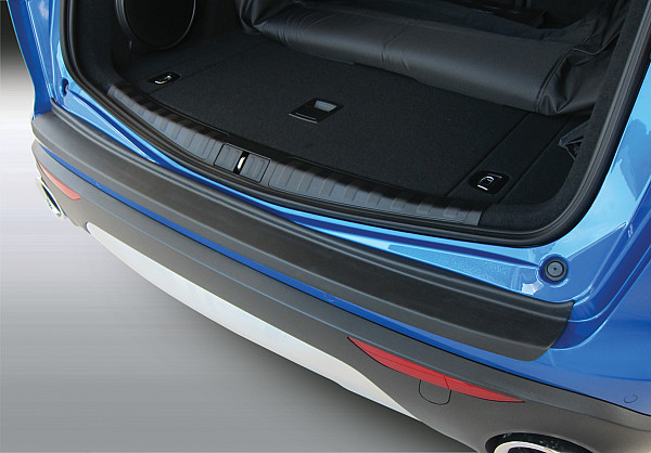 Zaštitna letva stražnjeg branika pogodno za Alfa Romeo Stelvio 01.2017-> nije za Quadrifoglio precizno pristajanje s dubokim zaštitnim rubom, ABS plastika- posebna boja izgled brušeni aluminij