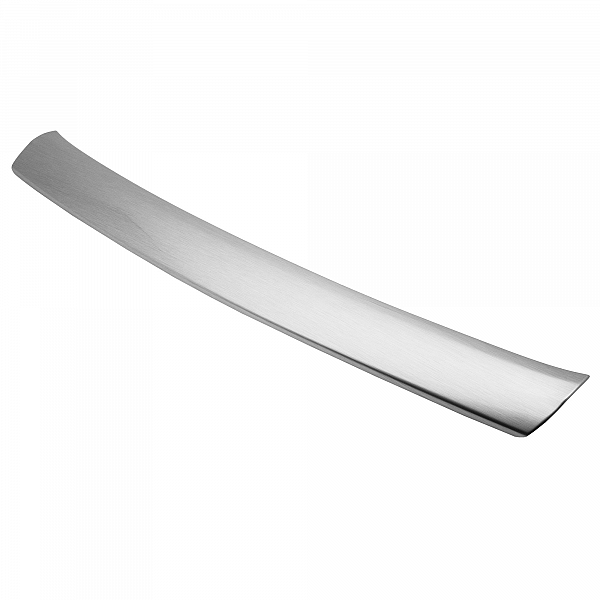 Rear Bumper Protector compatible with Audi A6 Avant 06.2016-08.2018 also for S-Line Rearguard, Tailored Fit Bumper Guard, ABS Plastic- Special Colour Brushed Aluminum Look