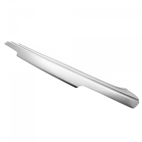 Rear Bumper Protector compatible with Audi Q7 & SQ7 (4M) 06.2015->  Rearguard, Tailored Fit Bumper Guard, ABS Plastic- Special Colour Brushed Aluminum Look