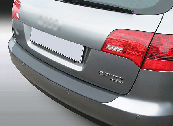 Zaštitna letva stražnjeg branika pogodno za Audi A6 Avant C6 (Kombi) & Allroad  11.2004-10.2011 nije za S6/RS6 precizno pristajanje s dubokim zaštitnim rubom, ABS plastika- boja crna mat