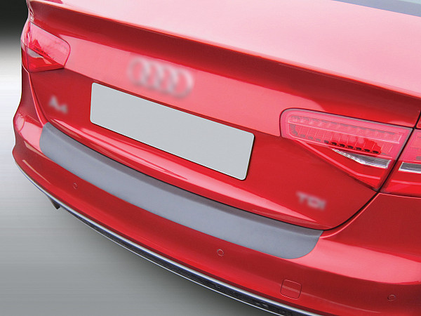 Zaščitna letvica zadnjega odbijača kompatibilna za Audi A4 Limuzina B8 02.2012-09.2015 ni za S4 zaščita nakladalnega roba z globokim zaščitnim robom, ABS plastika- barva črna mat