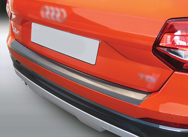 Ladekantenschutz passend für Audi Q2 & SQ2 ab BJ. 7.2016-8.2020  passgenau mit Abkantung ABS- Farbe schwarz