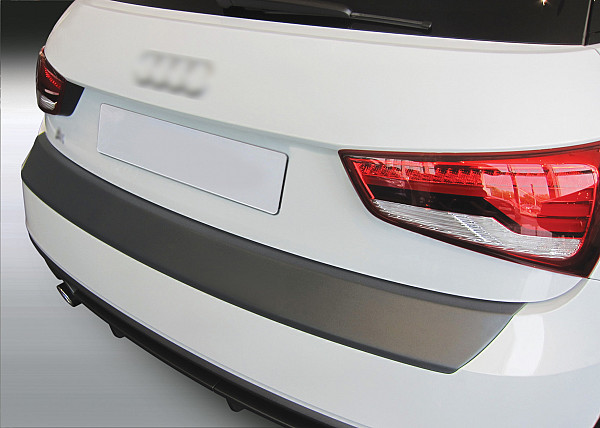 Rear Bumper Protector compatible with Audi A1 Sportback & S1 01.2015-10.2018  Rearguard, Tailored Fit Bumper Guard, ABS Plastic- Special Colour Carbon Look