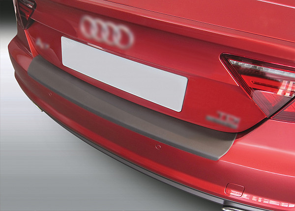Zaštitna letva stražnjeg branika pogodno za Audi A7 S7 RS7 06.2016-12.2017  precizno pristajanje s dubokim zaštitnim rubom, ABS plastika- boja crna mat