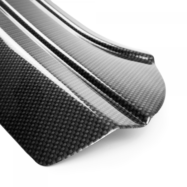 Rear Bumper Protector compatible with Audi Q7 & SQ7 (4M) 06.2015->  Rearguard, Tailored Fit Bumper Guard, ABS Plastic- Special Colour Carbon Look