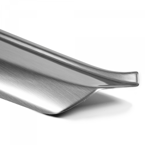 Rear Bumper Protector compatible with Audi A4 Avant B8 also for S-Line  02.2012-08.2015 not for S4/RS4/Allroad Rearguard, Tailored Fit Bumper Guard, ABS Plastic- Special Colour Brushed Aluminum Look
