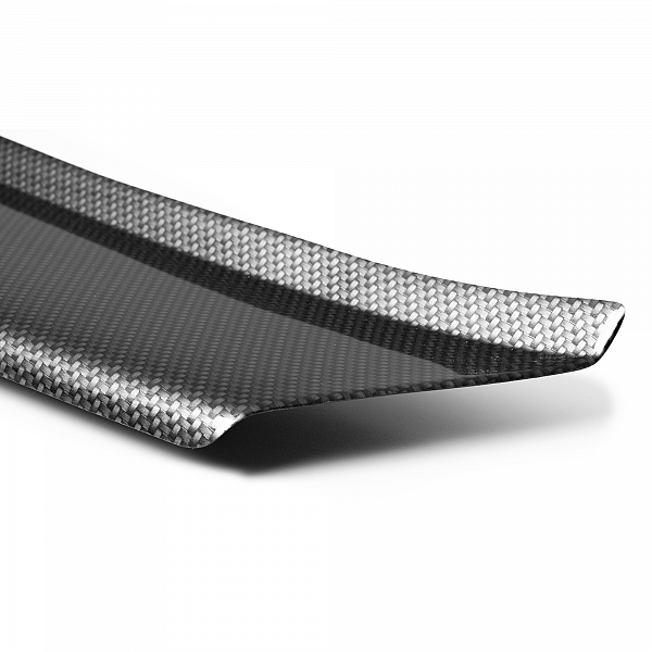 Rear Bumper Protector compatible with Audi Q5 & SQ5 09.2008-12.2016  Rearguard, Tailored Fit Bumper Guard, ABS Plastic- Special Colour Carbon Look
