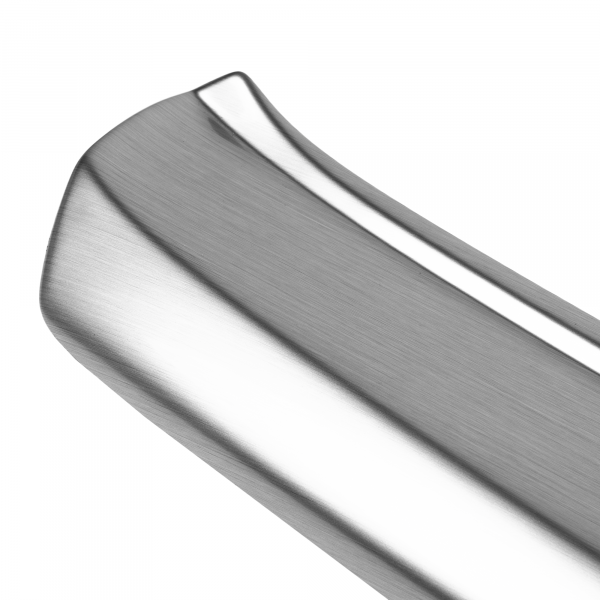 Rear Bumper Protector compatible with Audi A4 Avant B8 also for S-Line  02.2012-08.2015 not for S4/RS4/Allroad Rearguard, Tailored Fit Bumper Guard, ABS Plastic- Special Colour Brushed Aluminum Look