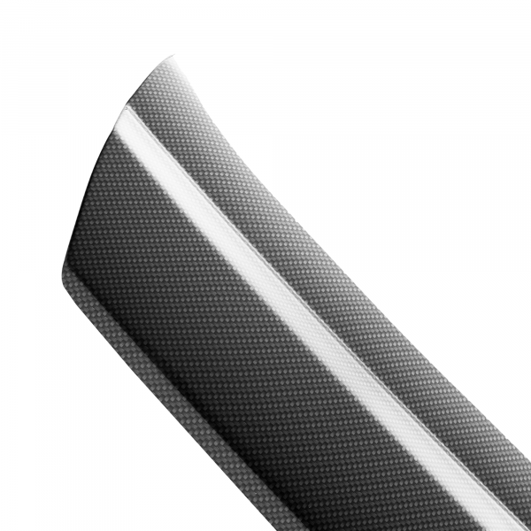 Rear Bumper Protector compatible with Audi Q7 (4L) 09.2005-03.2015  Rearguard, Tailored Fit Bumper Guard, ABS Plastic- Special Colour Carbon Look