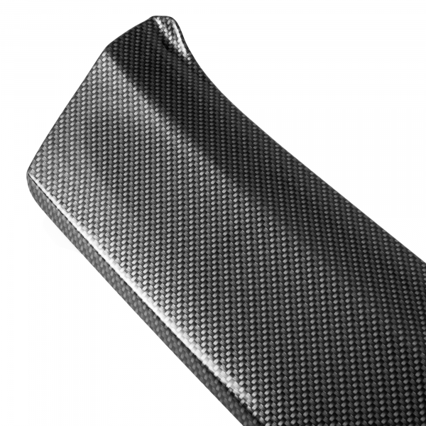 Rear Bumper Protector compatible with Audi A3 S3, RS3 Sportback (8VA) 06.2012-04.2016  Rearguard, Tailored Fit Bumper Guard, ABS Plastic- Special Colour Carbon Look