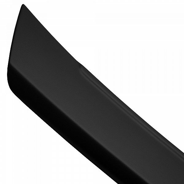 Rear Bumper Protector compatible with Audi Q6 e-tron 08.2024->  Rearguard, Tailored Fit Bumper Guard, ABS Plastic- Colour Matte Black