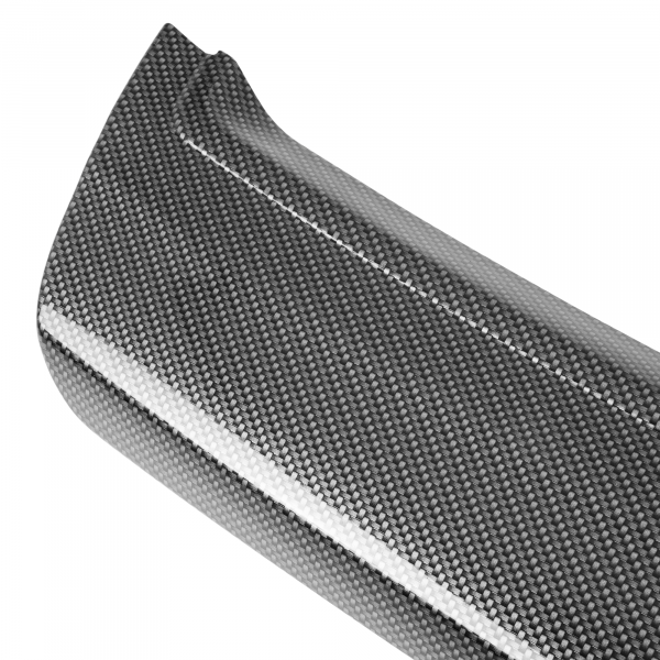 Zaštitna letva stražnjeg branika pogodno za Audi A3 Sportback 8PA 08.2004-05.2008 nije za S3 precizno pristajanje s dubokim zaštitnim rubom, ABS plastika- posebna boja izgled karbonskih vlakana