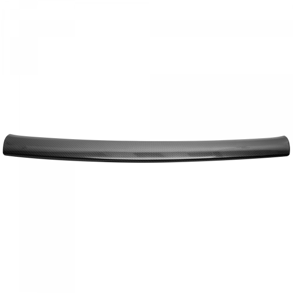 Rear Bumper Protector compatible with Audi A6 Avant 06.2016-08.2018 also for S-Line Rearguard, Tailored Fit Bumper Guard, ABS Plastic- Special Colour Carbon Look