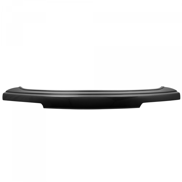 Rear Bumper Protector compatible with Audi Q7 & SQ7 (4M) 06.2015->  Rearguard, Tailored Fit Bumper Guard, ABS Plastic- Special Colour Carbon Look