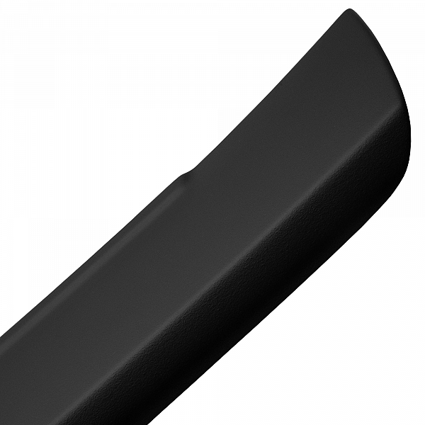 Rear Bumper Protector compatible with Audi Q6 e-tron 08.2024->  Rearguard, Tailored Fit Bumper Guard, ABS Plastic- Colour Matte Black