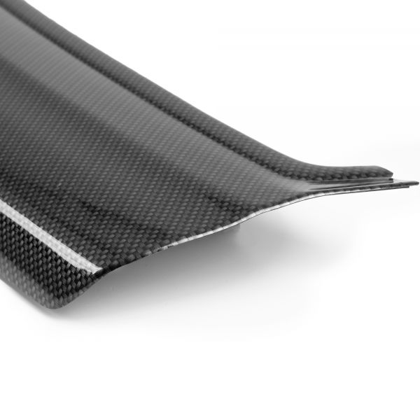 Zaštitna letva stražnjeg branika pogodno za Audi A3 Sportback 8PA 08.2004-05.2008 nije za S3 precizno pristajanje s dubokim zaštitnim rubom, ABS plastika- posebna boja izgled karbonskih vlakana