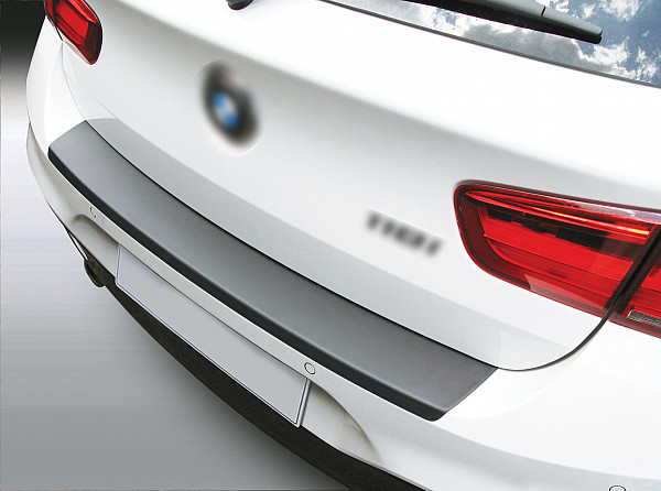 Rear Bumper Protector compatible with BMW 1 Series F20 F21 03.2015-08.2019 only for M Sports Package & M135/M140 Rearguard, Tailored Fit Bumper Guard, ABS Plastic- Colour Matte Black