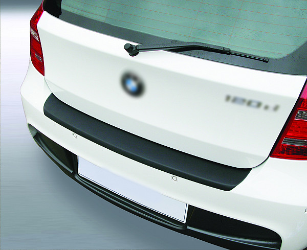Rear Bumper Protector compatible with BMW 1 Series Hatchback E81 E87 09.2004-08.2011 only for M Sports Package Rearguard, Tailored Fit Bumper Guard, ABS Plastic- Colour Matte Black