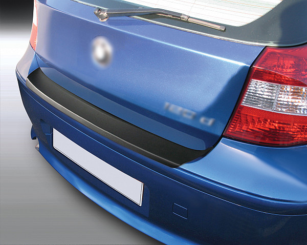 Zaštitna letva stražnjeg branika pogodno za BMW Serija 1 Hatchback E81 E87 09.2004-02.2007 nije za M Paket precizno pristajanje s dubokim zaštitnim rubom, ABS plastika- boja crna mat