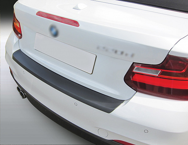 Zaštitna letva stražnjeg branika pogodno za BMW Serija 2 Coupe & Cabrio F22 F23 03.2014-07.2021 samo za M Paket & M235/M240 precizno pristajanje s dubokim zaštitnim rubom, ABS plastika- boja crna mat