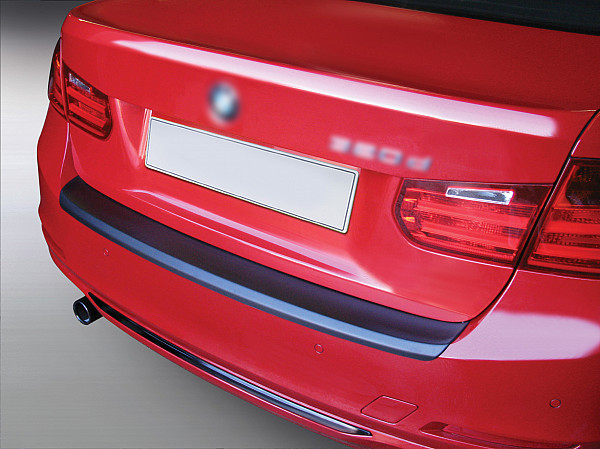Ladekantenschutz passend für BMW 3er F30 Limousine ab BJ. 2.2012-6.2019 nicht für M Paket passgenau mit Abkantung ABS- Farbe schwarz