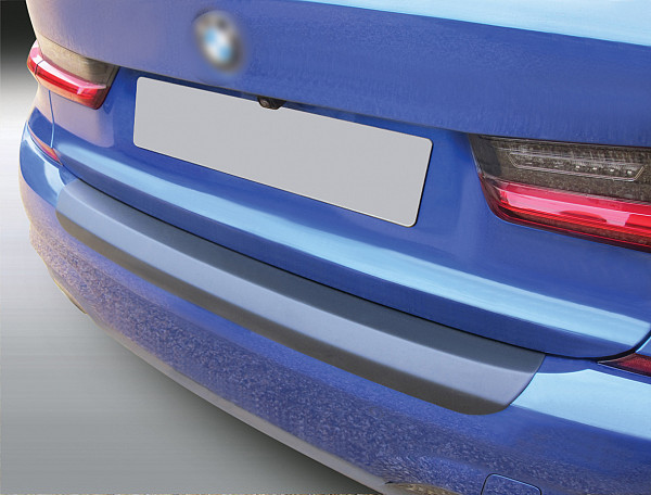 Ladekantenschutz passend für BMW 3er Limousine G20 ab BJ. 3.2019-6.2022 nur für M Paket & M340 passgenau mit Abkantung ABS- Farbe schwarz