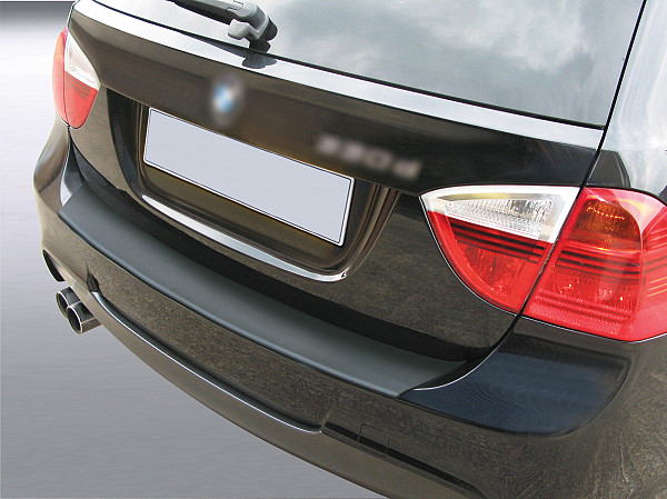 Zaštitna letva stražnjeg branika pogodno za BMW Serija 3 Touring Karavan E91 09.2005-09.2012 samo za M Paket precizno pristajanje s dubokim zaštitnim rubom, ABS plastika- boja crna mat