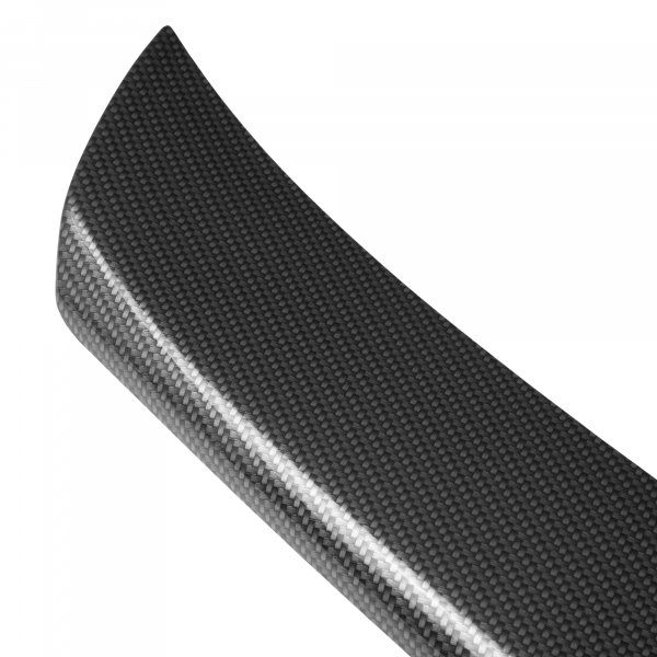Ladekantenschutz passend für BMW 3er Touring Kombi E91 ab BJ. 9.2005-9.2012 nur für M Paket passgenau mit Abkantung ABS- Sonderfarbe Carbon Optik