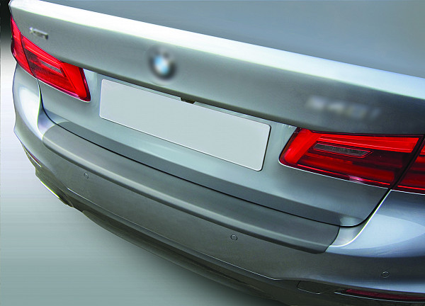 Zaštitna letva stražnjeg branika pogodno za BMW Serija 5 Limuzina G30 10.2016-06.2020 samo za M Paket & M550 precizno pristajanje s dubokim zaštitnim rubom, ABS plastika- boja crna mat