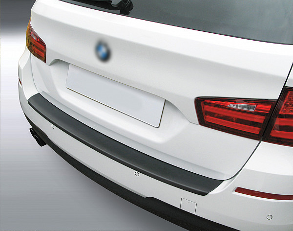 Ladekantenschutz passend für BMW 5er Touring Kombi F11 ab BJ. 9.2010-3.2017  passgenau mit Abkantung ABS- Farbe schwarz