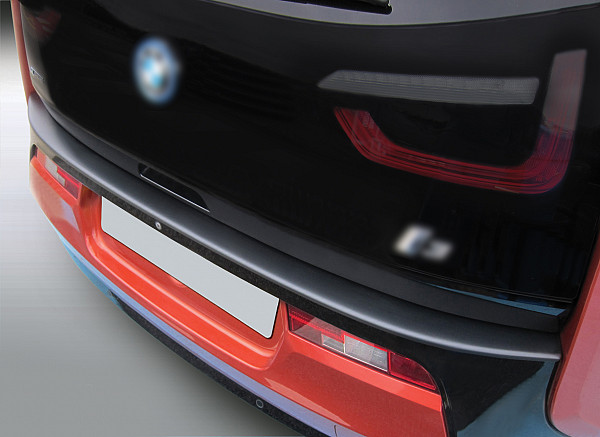 Zaštitna letva stražnjeg branika pogodno za BMW i3 10.2013-10.2017  precizno pristajanje s dubokim zaštitnim rubom, ABS plastika- boja crna mat
