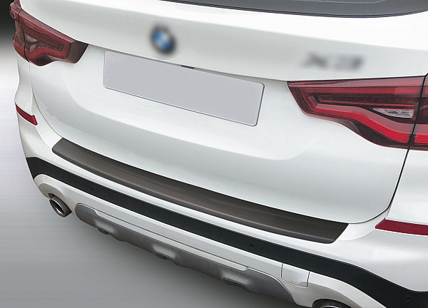 Rear Bumper Protector compatible with BMW X3 G01 10.2017-06.2021 not for M Sports Package Rearguard, Tailored Fit Bumper Guard, ABS Plastic- Colour Matte Black