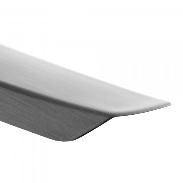 Ladekantenschutz passend für BMW X1 F48 ab BJ. 10.2015-8.2019 nur für M Paket passgenau mit Abkantung ABS- Sonderfarbe Aluminium Gebürstet Optik