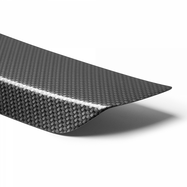 Ladekantenschutz passend für BMW X1 F48 ab BJ. 10.2015-9.2019 nur für M Paket passgenau mit Abkantung ABS- Sonderfarbe Carbon Optik