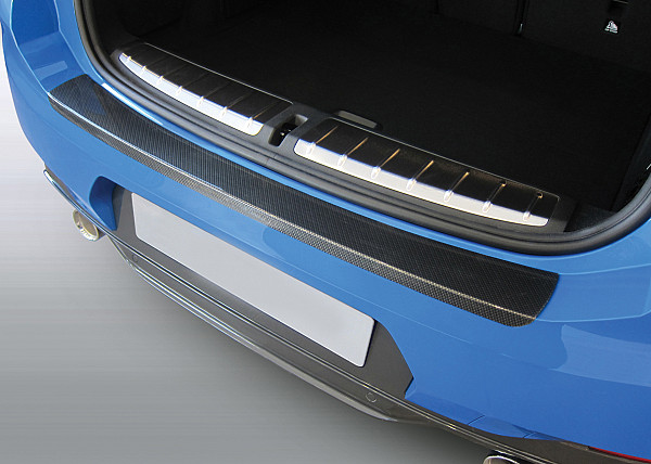 Ladekantenschutz passend für BMW X2 F39 ab BJ. 3.2018-10.2023  passgenau mit Abkantung ABS- Farbe schwarz