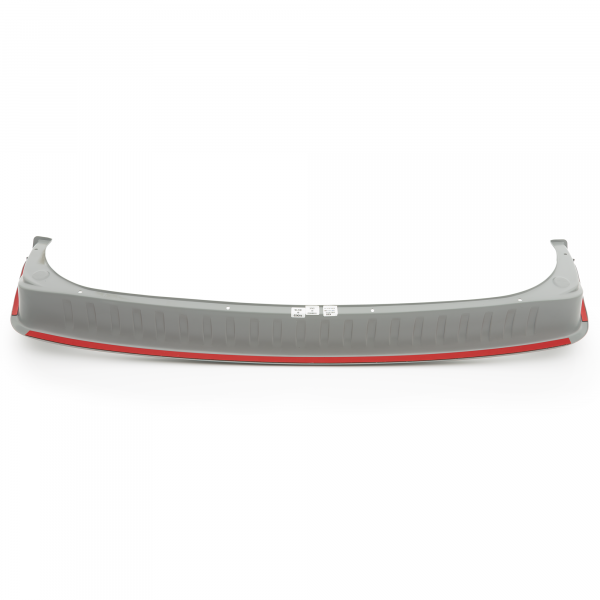 Ladekantenschutz passend für Chevrolet Captiva (vor Facelift) ab BJ. 9.2006-4.2013  passgenau mit Abkantung ABS- Sonderfarbe Aluminium Gebürstet Optik
